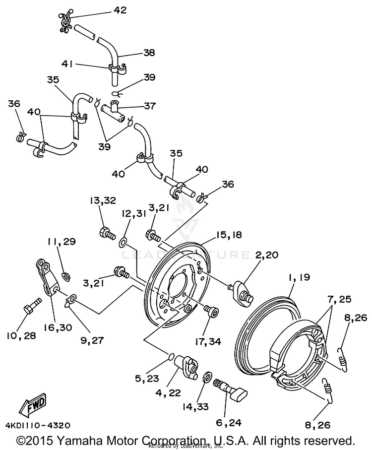 Front Brake Schematic