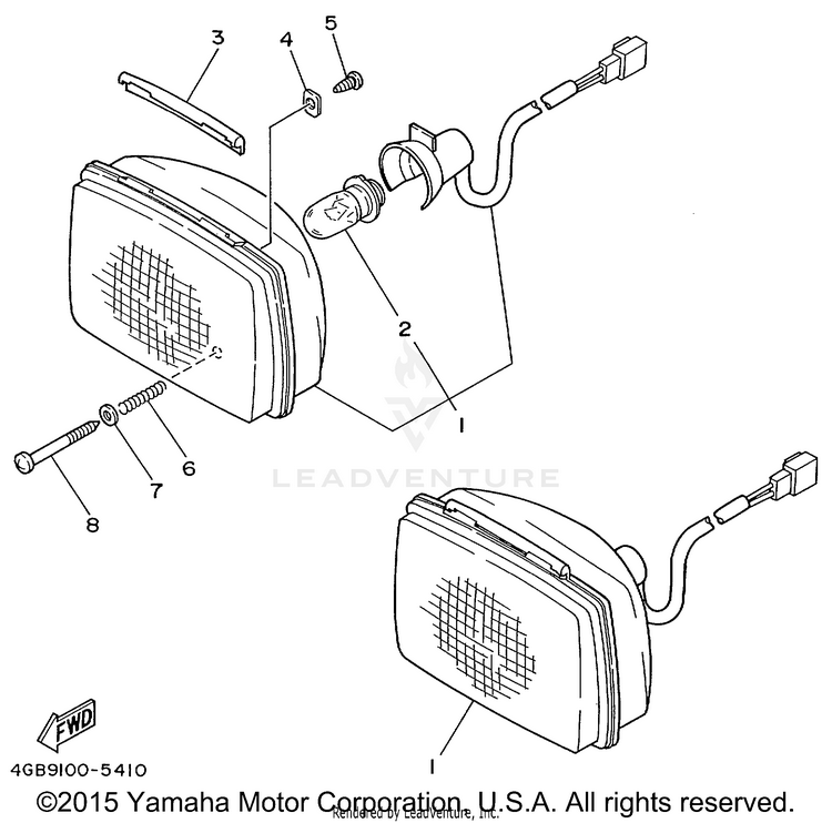 Headlight Schematic