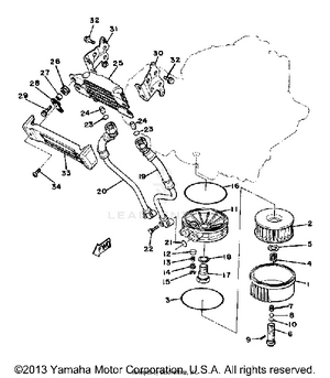 Oil Cooler Oil Cleaner Schematic