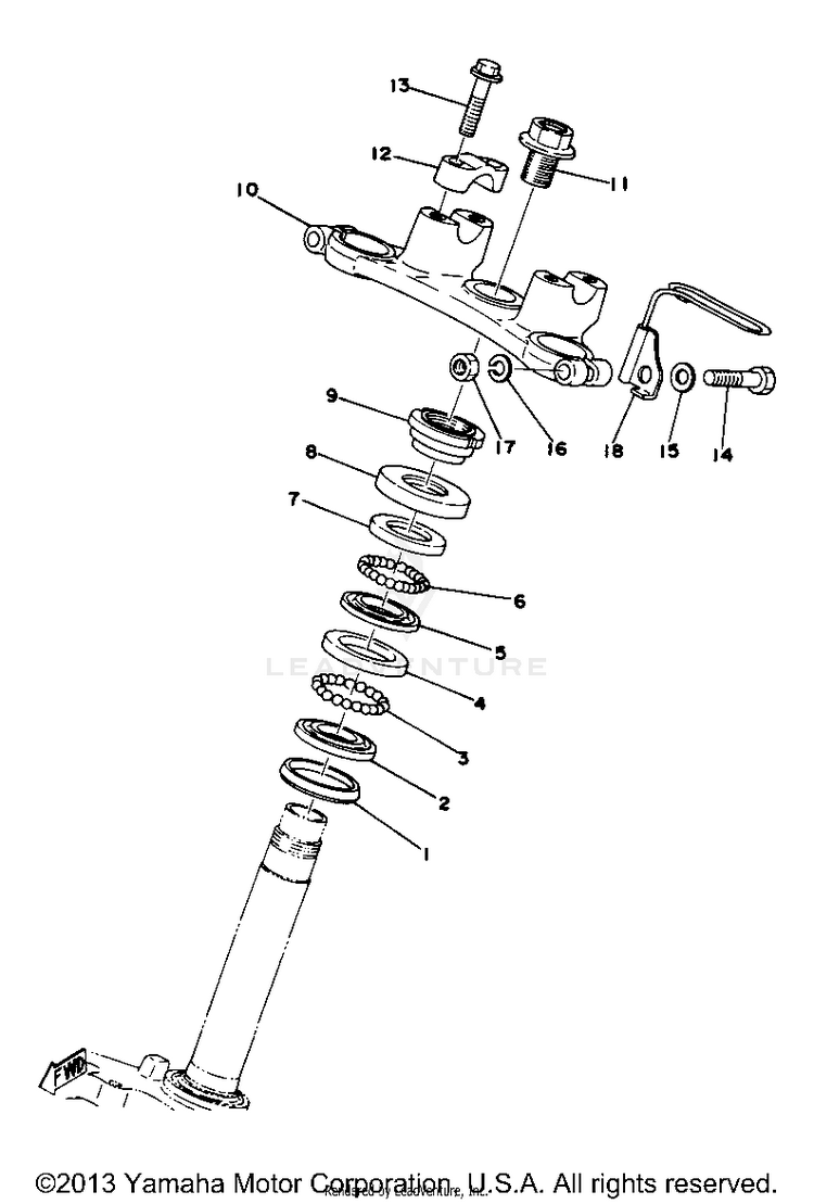 Steering Yz80e Schematic