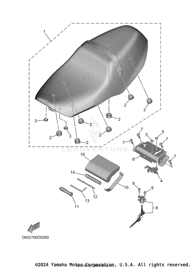 Seat XSR900 - XSR900SCB - 2025 Schematic