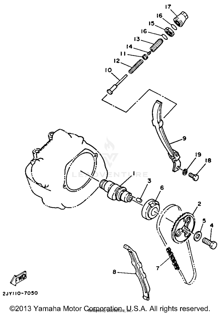 Camshaft Chain Schematic