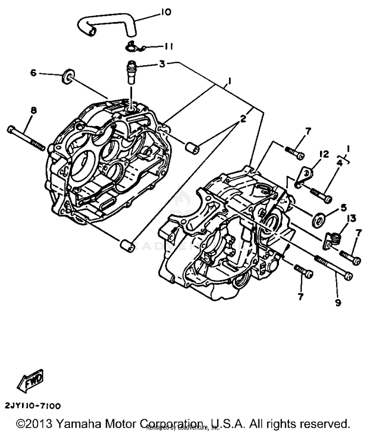 Crankcase Schematic