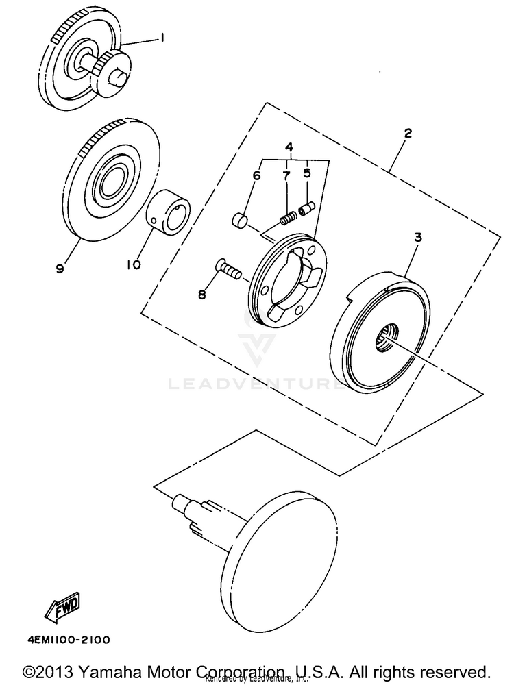 Starter Clutch Schematic