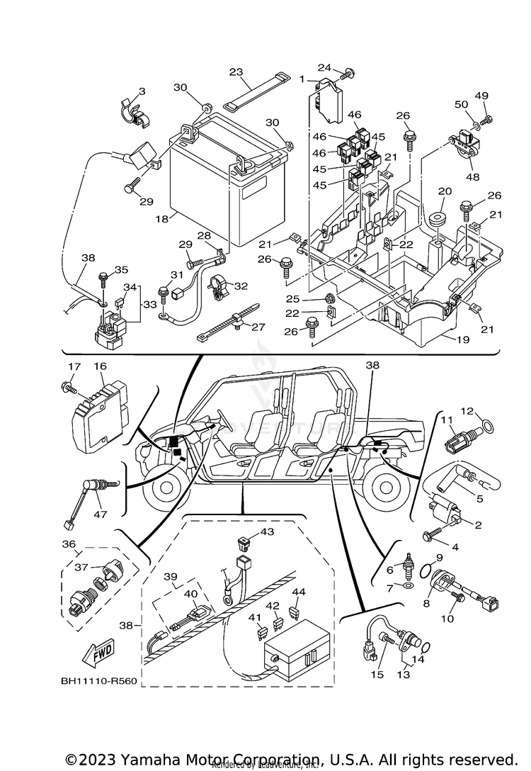 Electrical 1 VIKING VI - YXC70VDXGG - 2016 Schematic