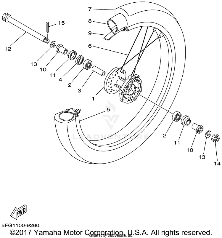 Front Wheel Schematic