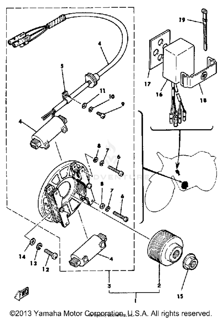 C - D - I - Magneto Yz250h Schematic