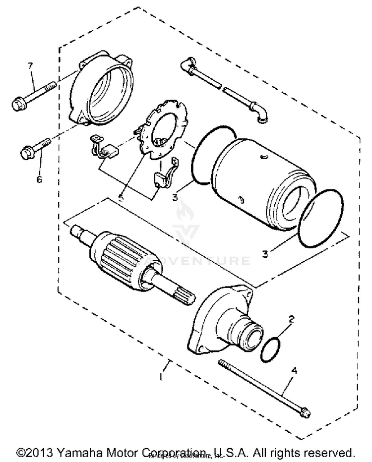 Starting Motor Schematic