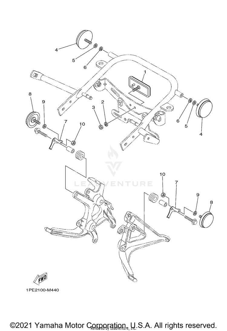 Electrical 2 RAPTOR 700R SPECIAL - YFM70RCCMW - 2021 Schematic