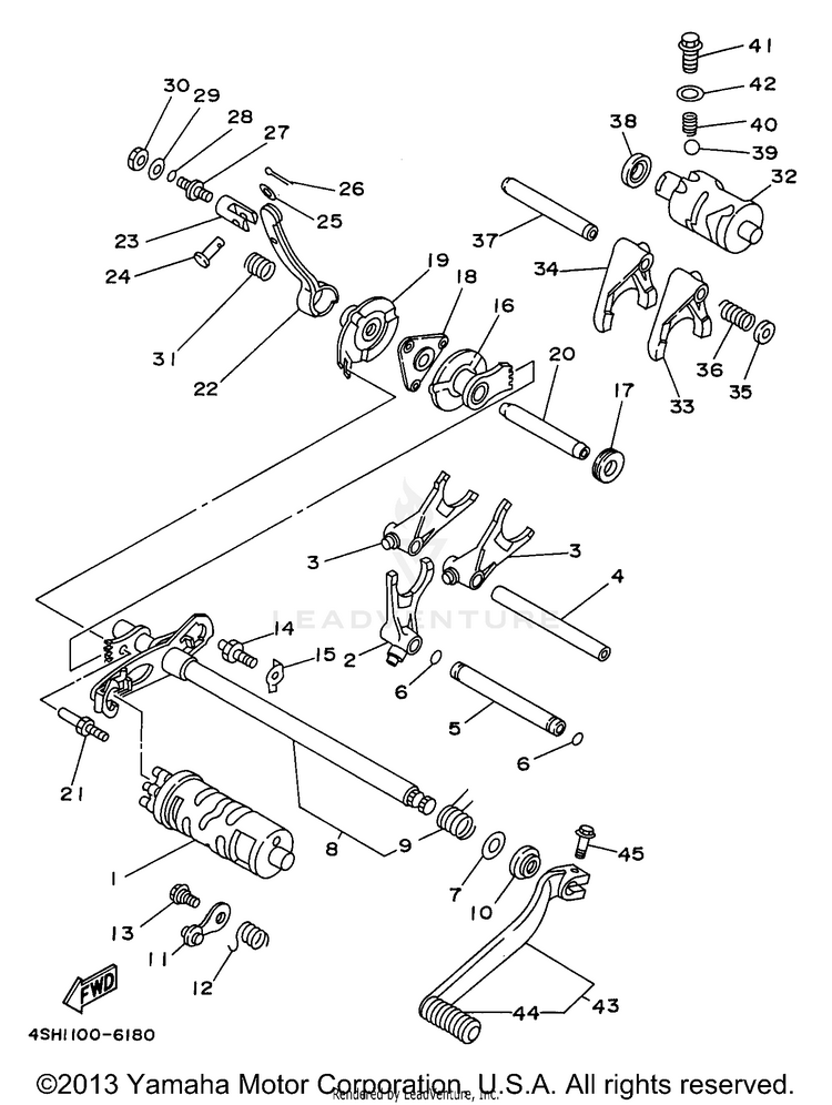 Shift Cam - Fork Schematic