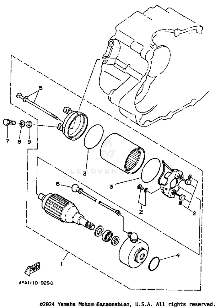 Starting Motor Schematic