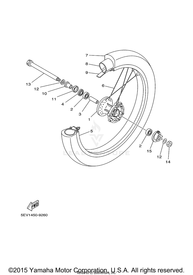 Front Wheel Schematic