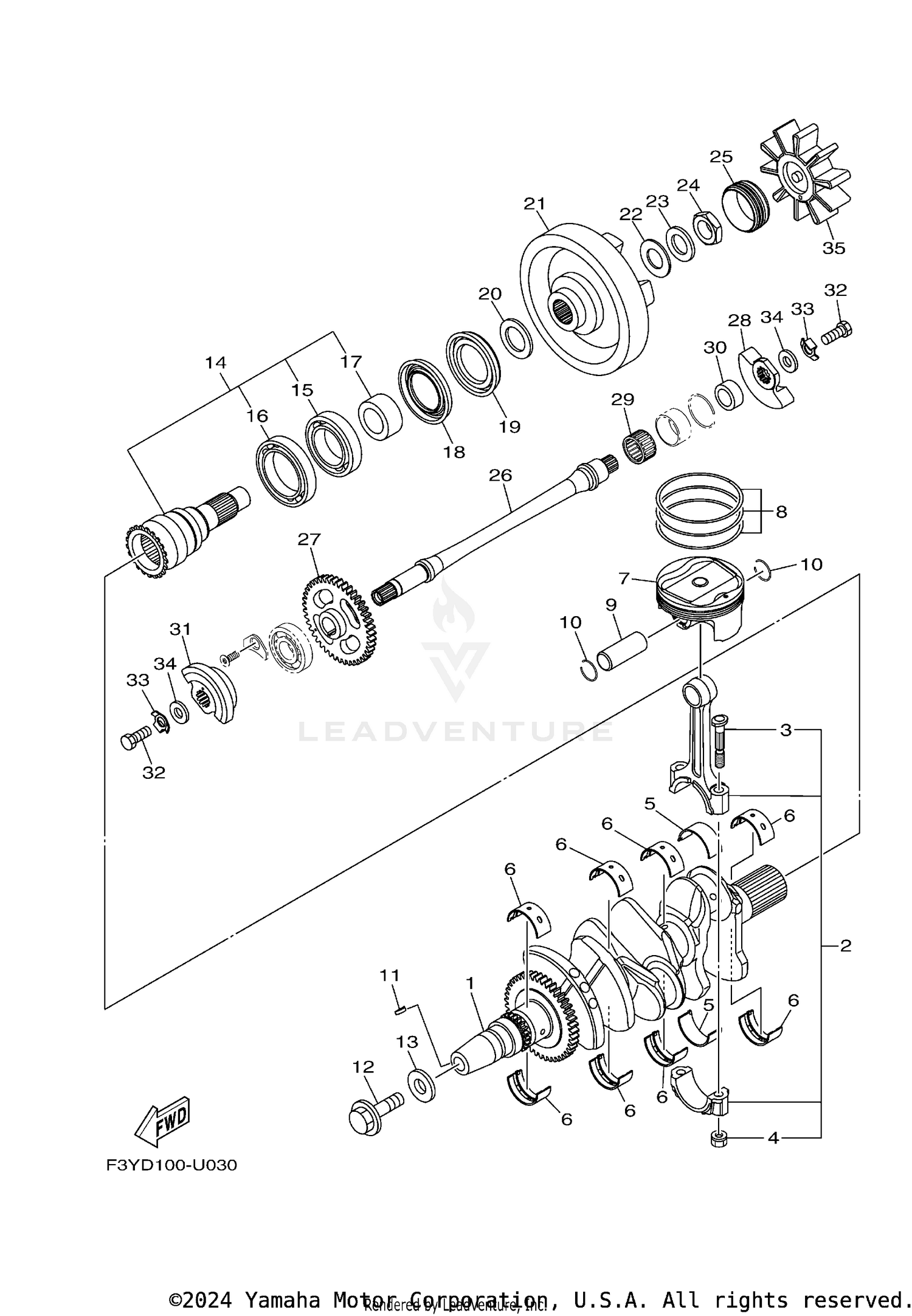 CRANKSHAFT & PISTON