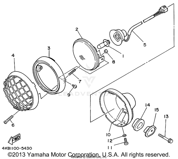 Headlight Schematic