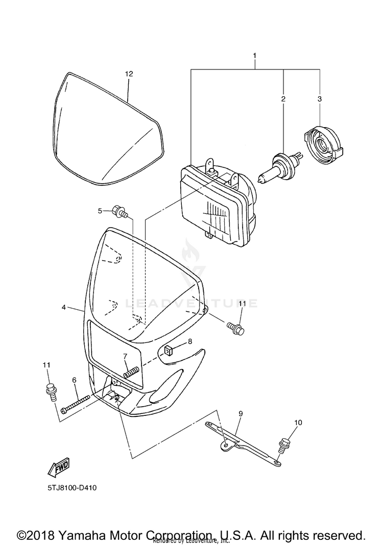 Headlight Schematic