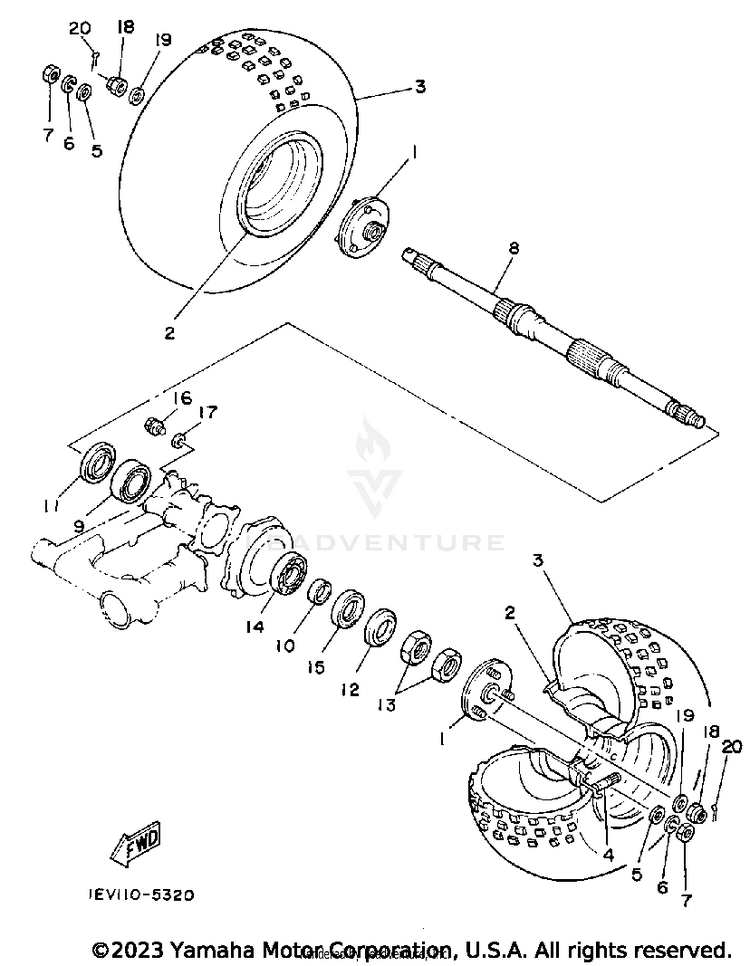 Rear Wheel Schematic