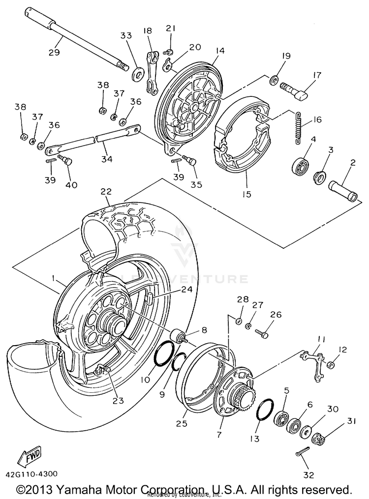Rear Wheel Schematic