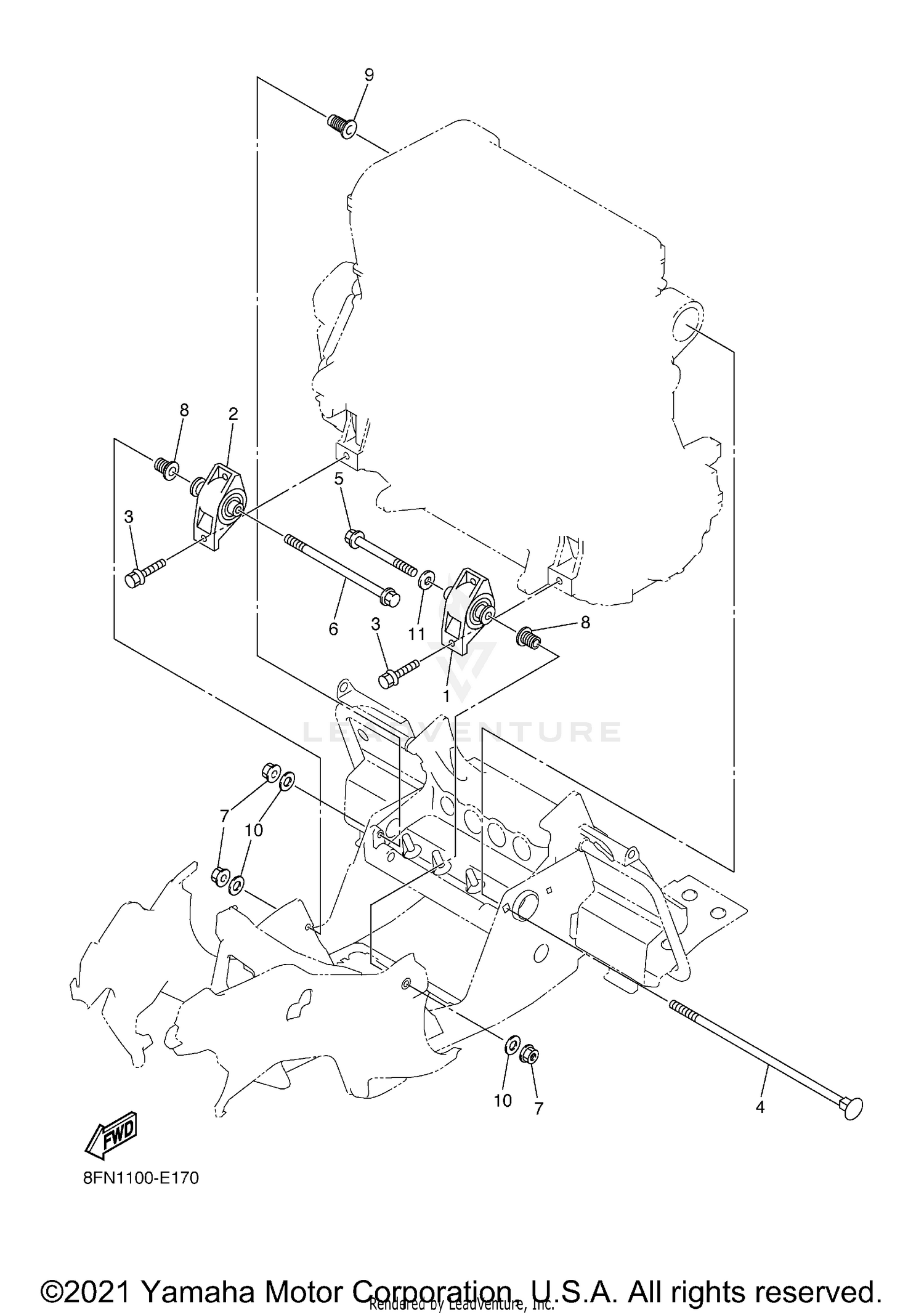 ENGINE BRACKET
