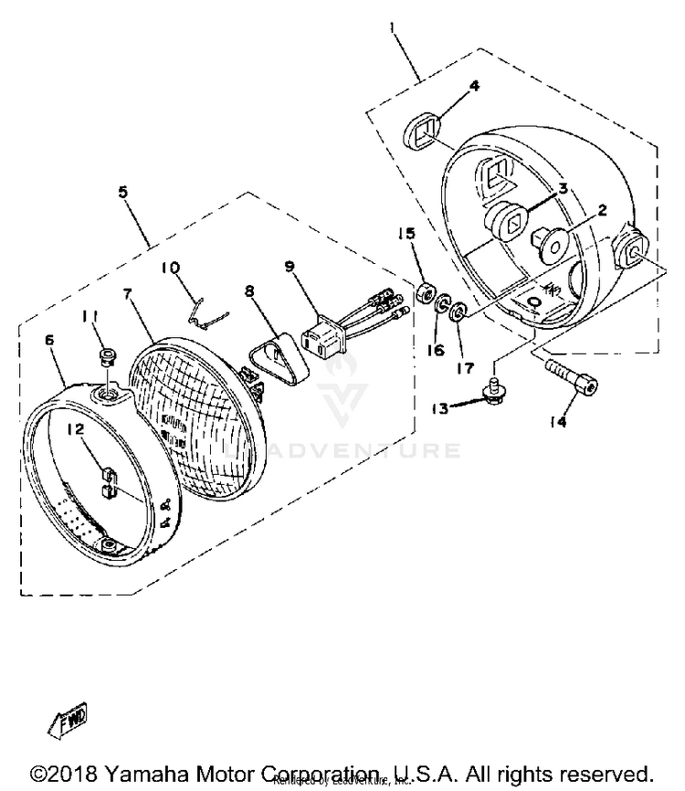Headlight Schematic