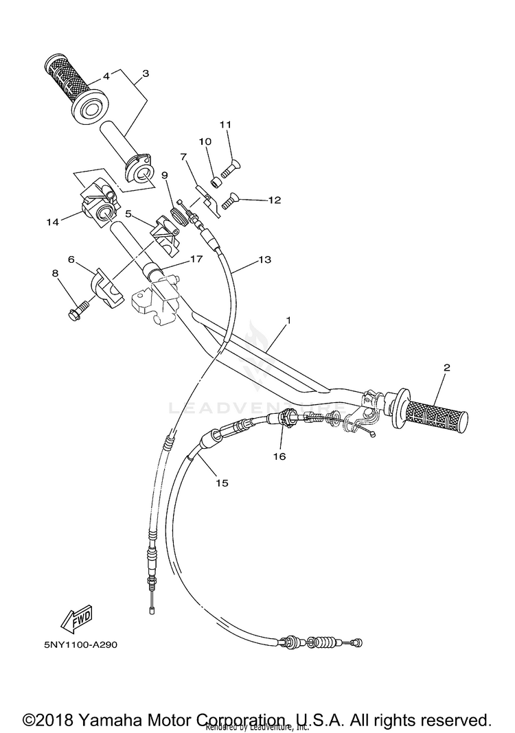 Steering Handle Cable Schematic