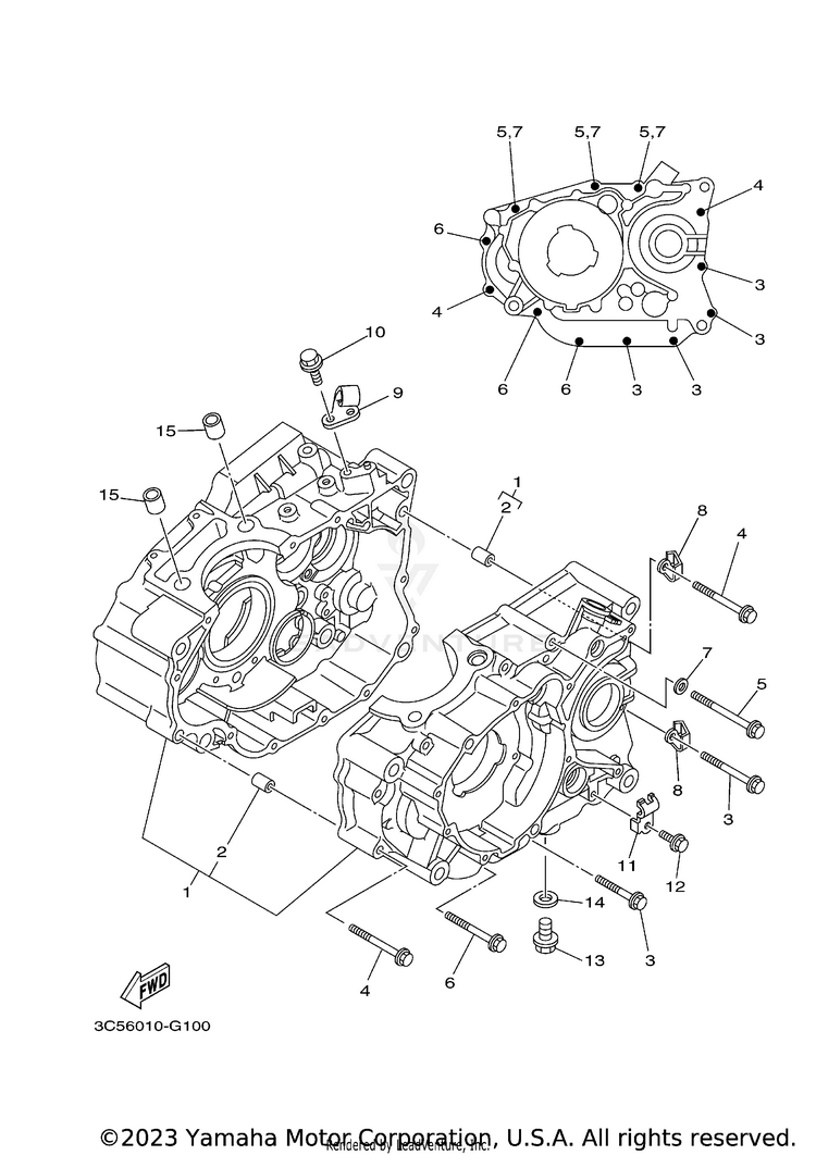Crankcase Schematic