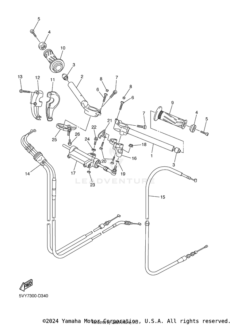 Steering Handle Cable Schematic