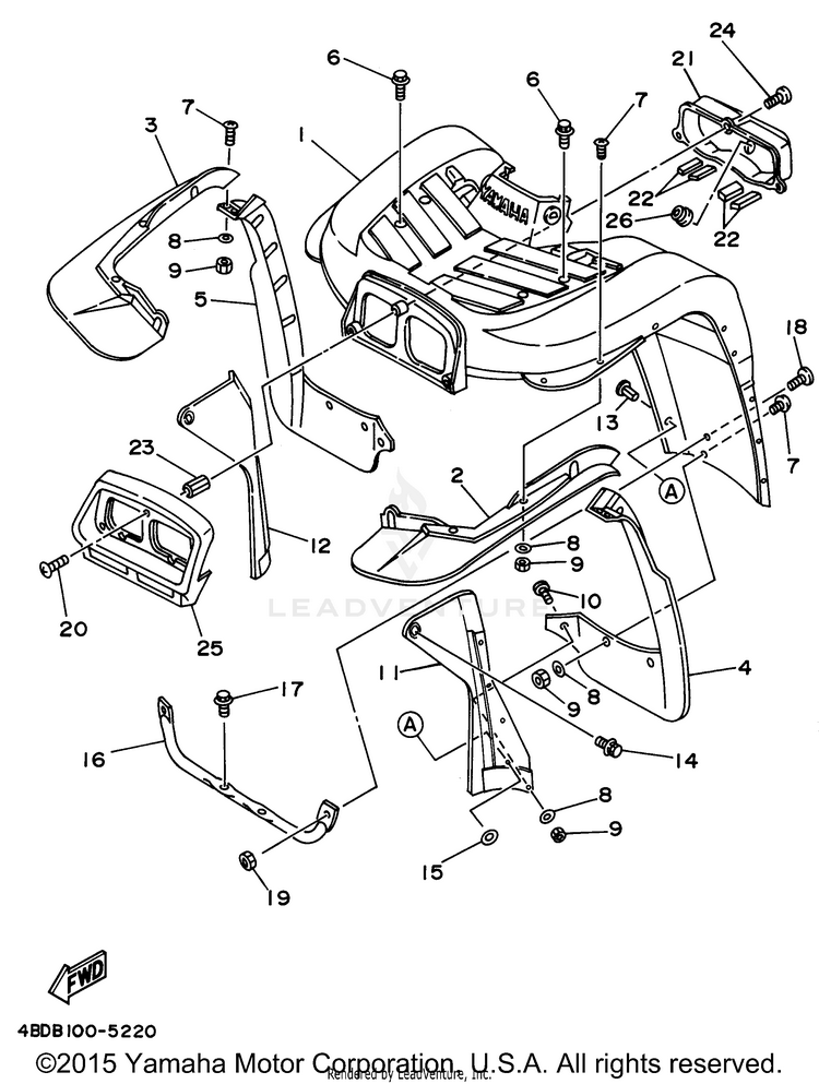 Front Fender Schematic