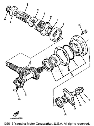 Middle Drive Gear Schematic