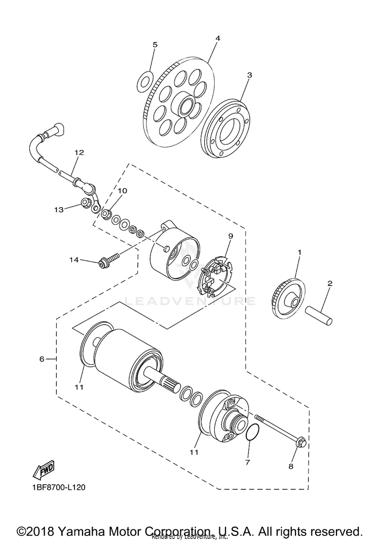 Starter Clutch Schematic