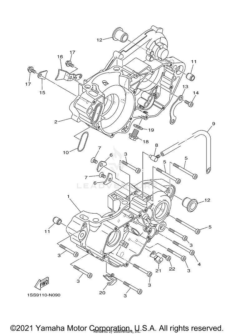 Crankcase Schematic