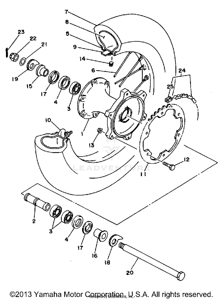 Rear Wheel Schematic