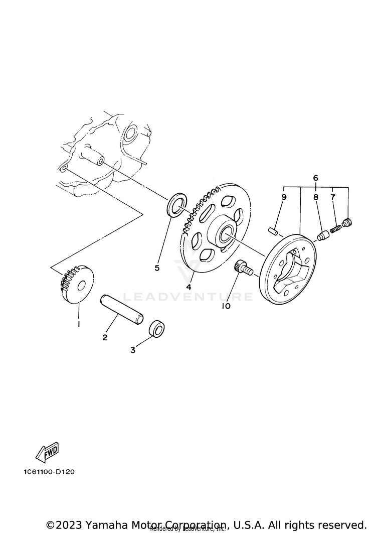 Starter Clutch Schematic