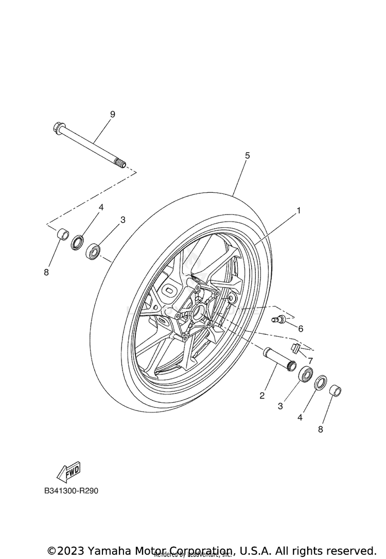 Front Wheel Schematic