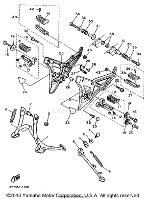 Stand Footrest Schematic