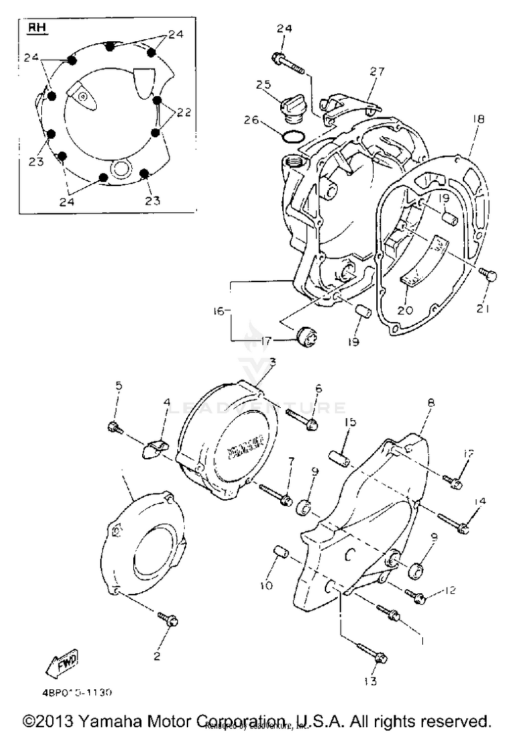 Crankcase Cover 1 Schematic