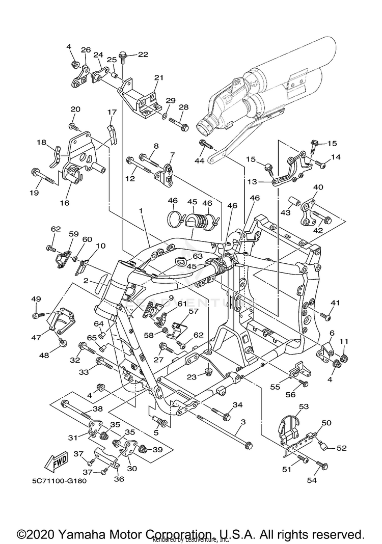 Frame RAIDER - XV19CXCB - 2008 Schematic
