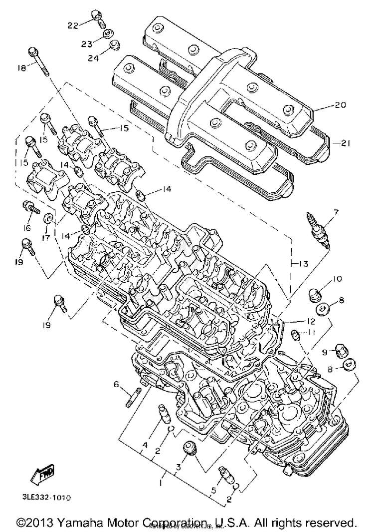Cylinder Head Schematic