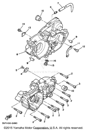 Crankcase Schematic
