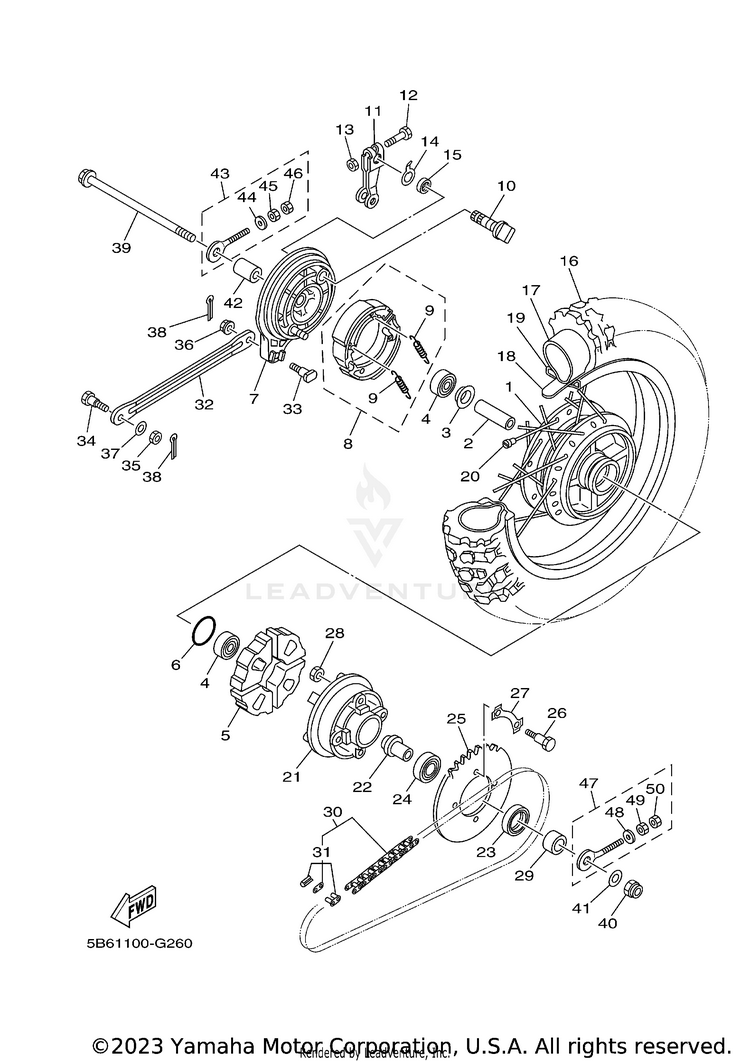 Rear Wheel Schematic