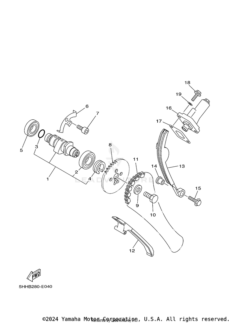Camshaft Chain Schematic
