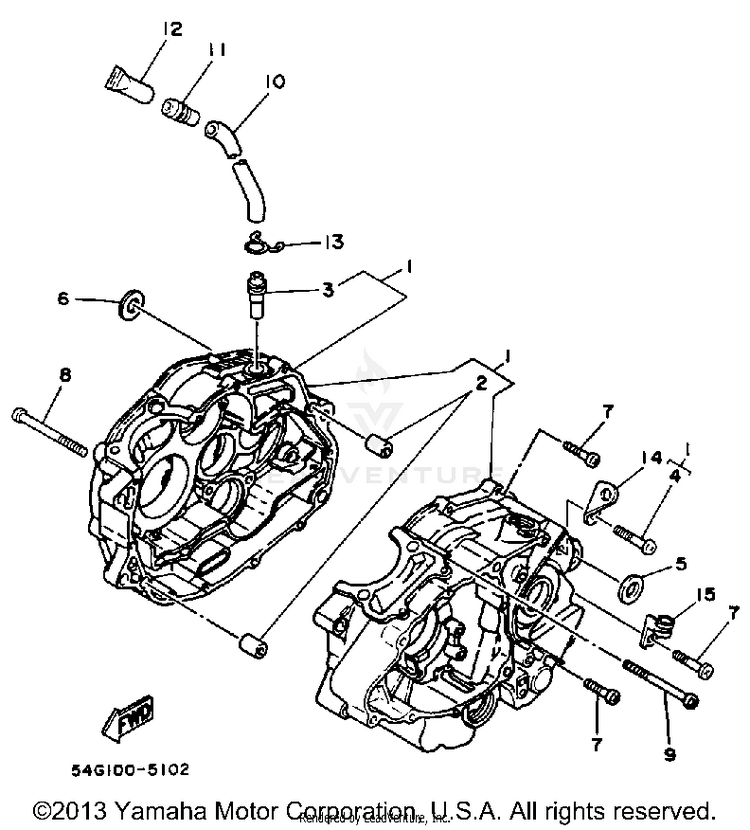Crankcase Schematic