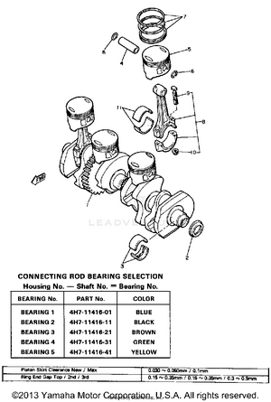 Crankshaft Piston Schematic