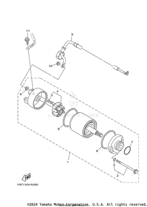 Starting Motor Schematic