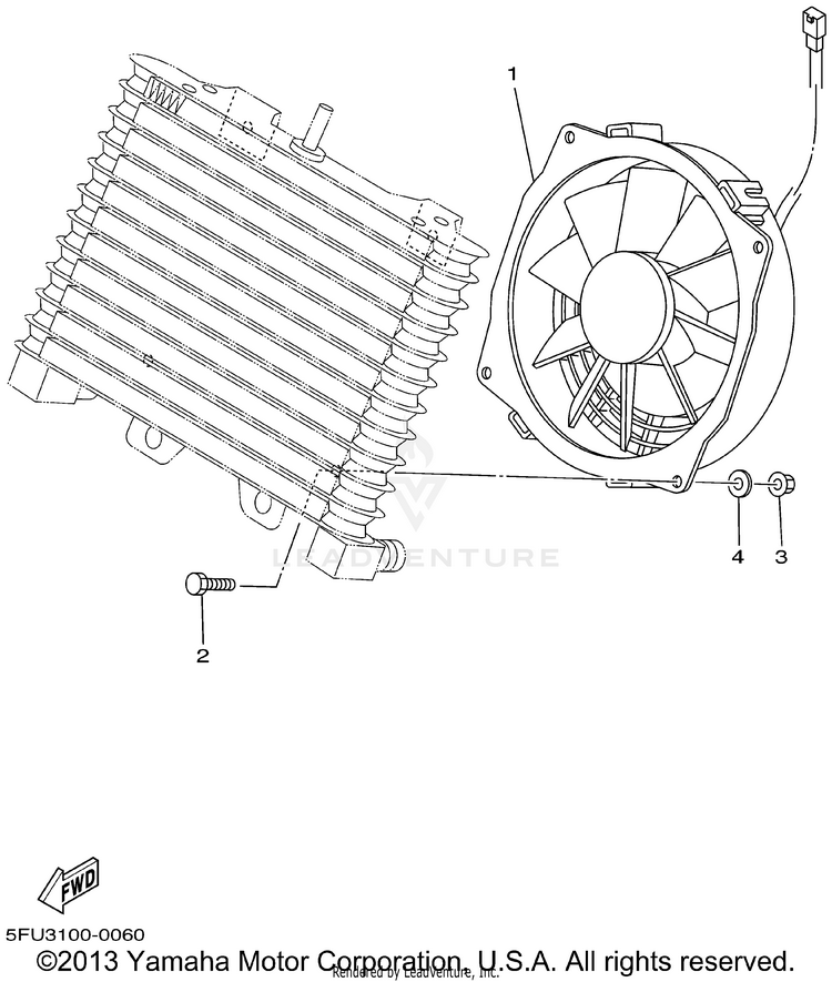 Blower BIG BEAR 400 4WD_REAL TREE XTRA - YFM400FHP - 2002 Schematic