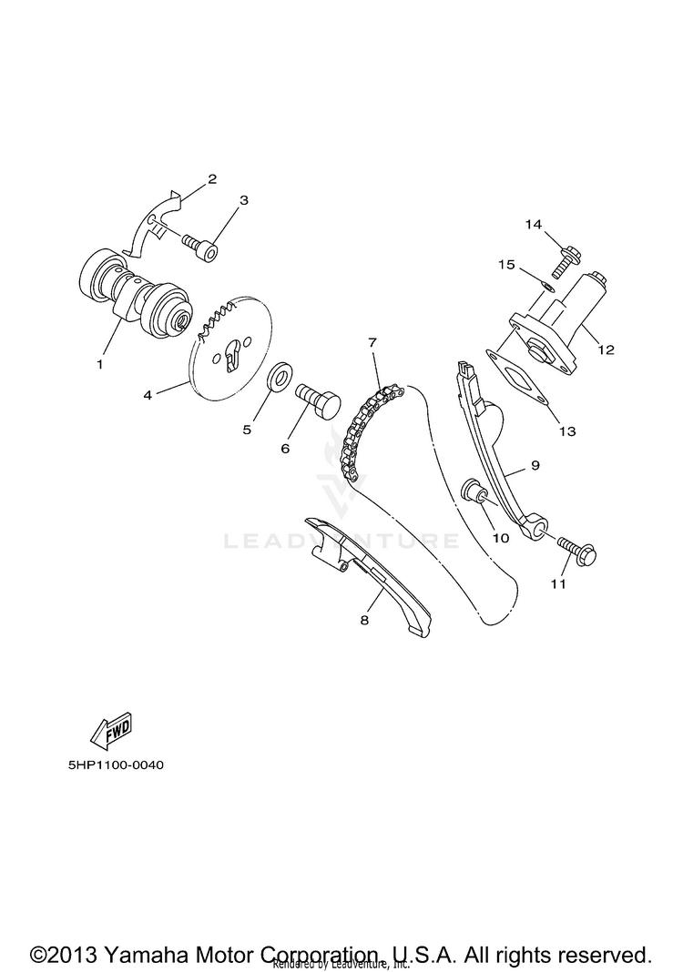 Camshaft Chain Schematic