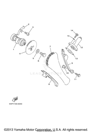 Camshaft Chain Schematic