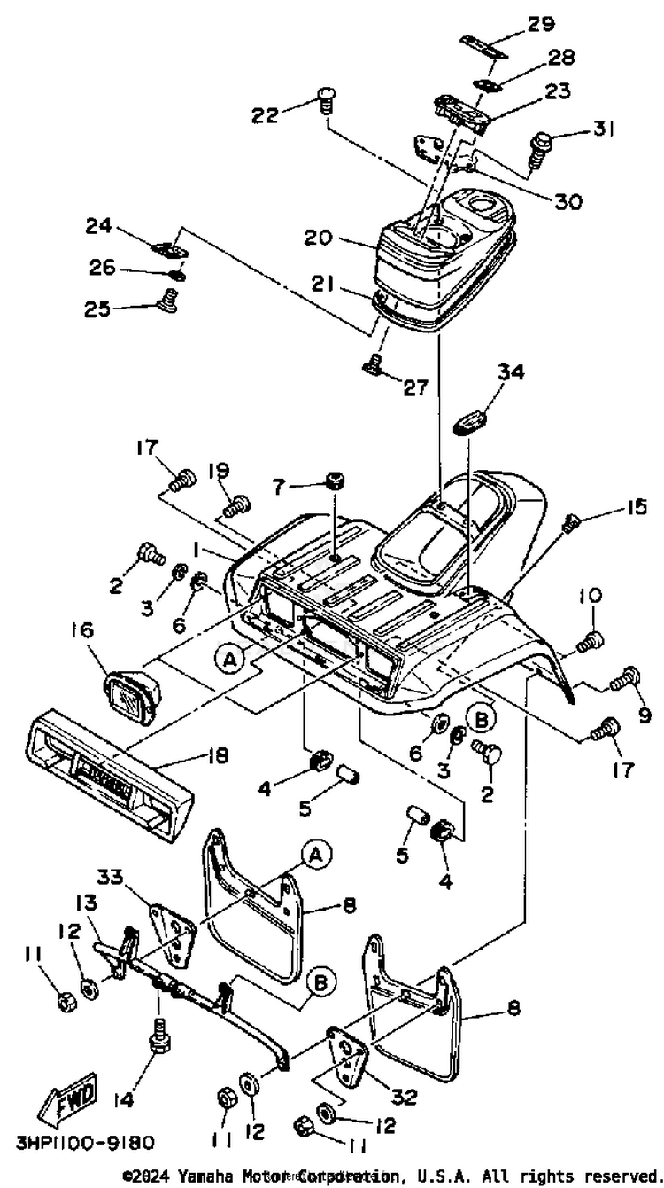 Front Fender Schematic