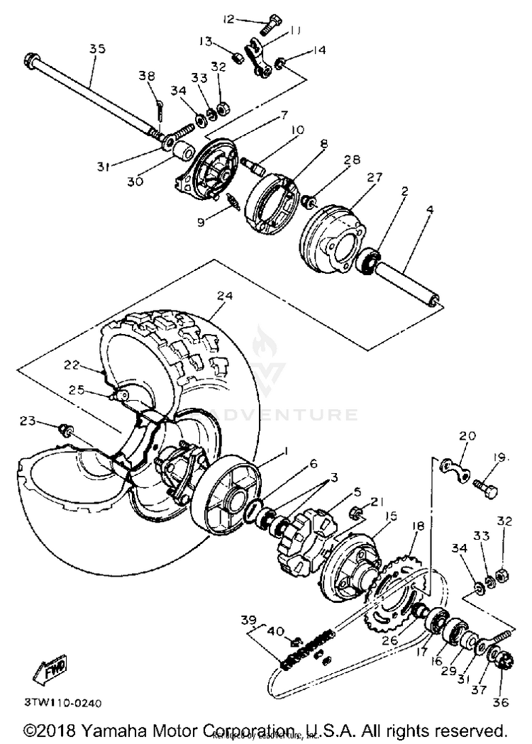 Rear Wheel Schematic