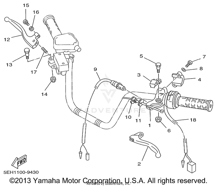 Handle Switch Lever Schematic