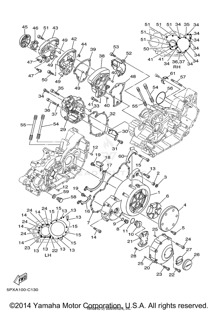 Crankcase Cover 1 Schematic